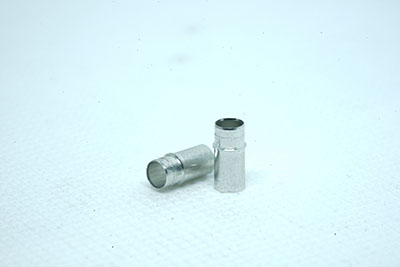 銅件 鍍鎳處理 滾花 CNC壓花 車花 鳳梨花 最大外徑:ø4.00mm 孔徑:1.52mm