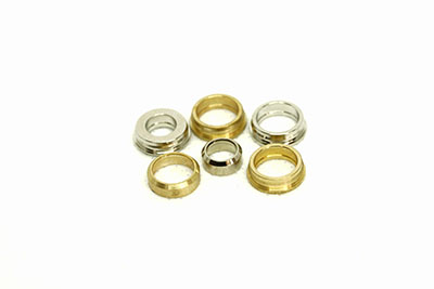 銅件 鍍鎳處理 最大外徑:ø5.00mm~ø15.00mm 長度:2.97mm~3.08mm